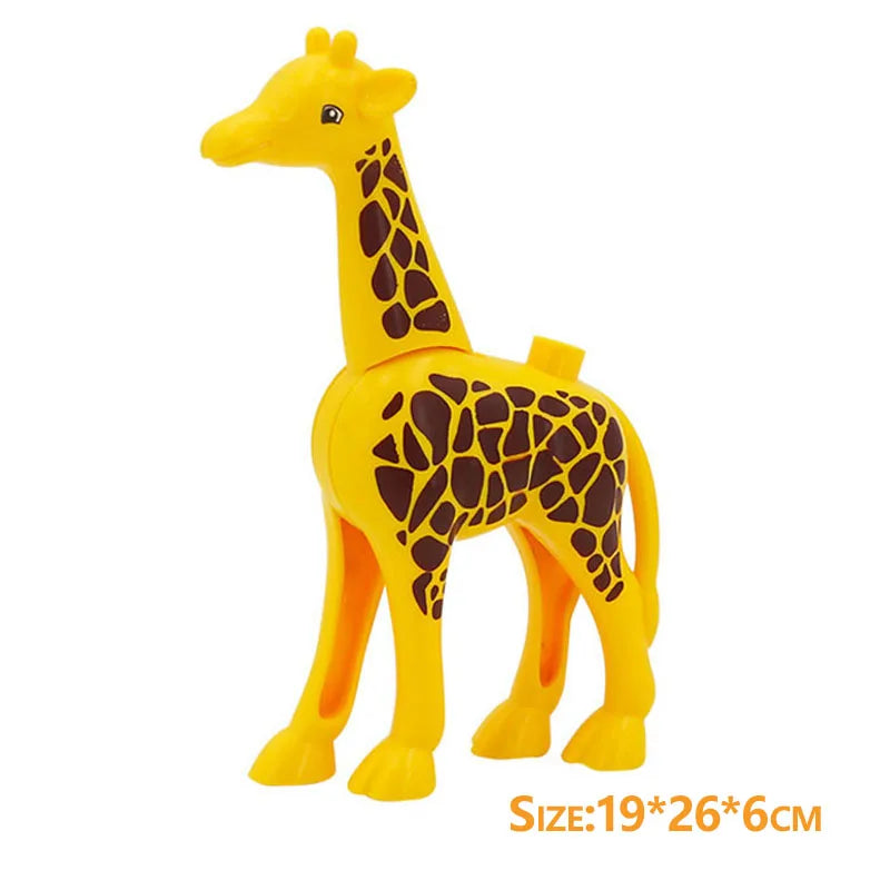 Animal Building Block Figures – Duplo-Compatible Wildlife & Farm Animals
