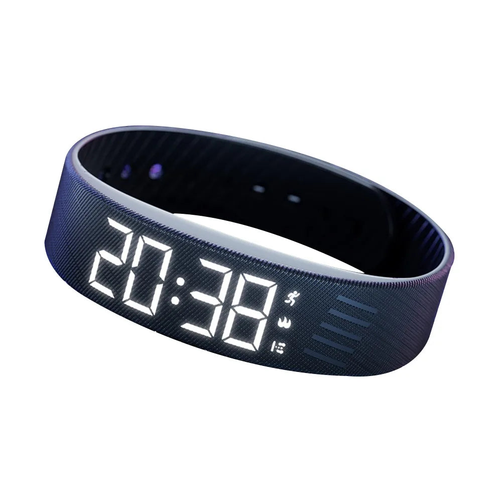 LED Digital Smart Bracelet Watch with Pedometer & Alarm