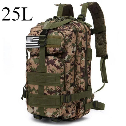 Tactical Backpack – 25L / 50L MOLLE Outdoor Bag for Hiking, Camping & Hunting