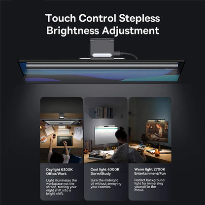 Baseus Monitor Screen Light Bar – USB Desk Lamp for Computer & Laptop Study