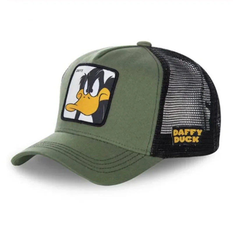 Cartoon Anime Trucker Cap – Unisex Adjustable Baseball Hat