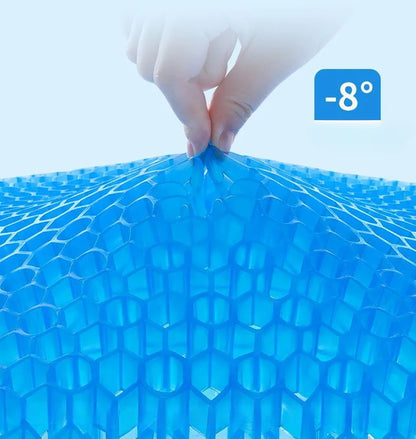 Thick Gel Seat Cushion – Cooling Honeycomb Pad for Office, Car & Home
