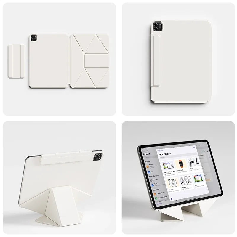 Origami Smart Folio iPad Case with Stand & Pencil Holder – iPad Pro, Air & Mini
