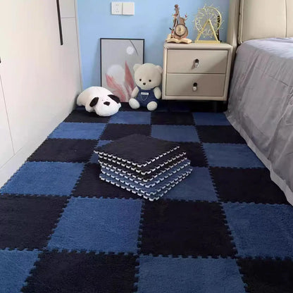Plush Interlocking Floor Mat Tiles – Set of 10 (30x30cm)