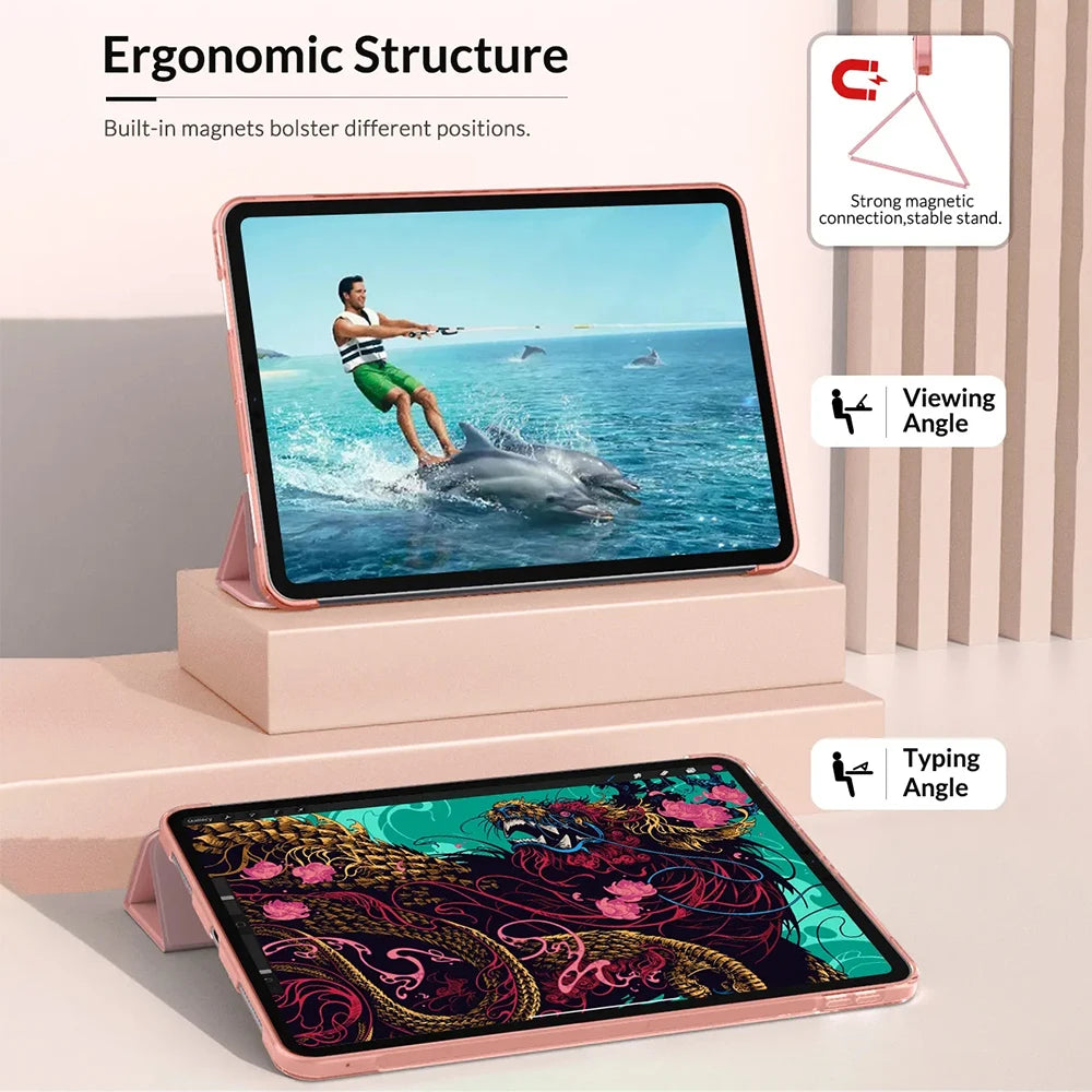iPad Smart Folio Case – Slim Tri-Fold Stand Cover
