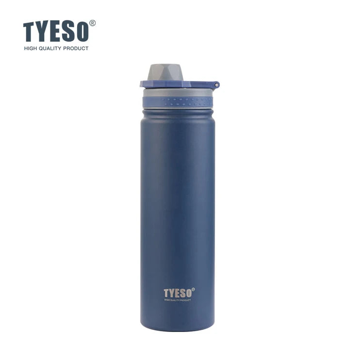 TYESO Insulated Water Bottle – Stainless Steel Vacuum Flask for Sports & Travel