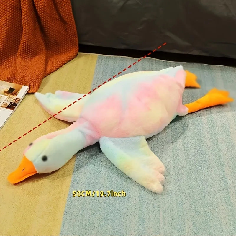 Soft Colorful Duck Plush Toy for Cats and Dogs