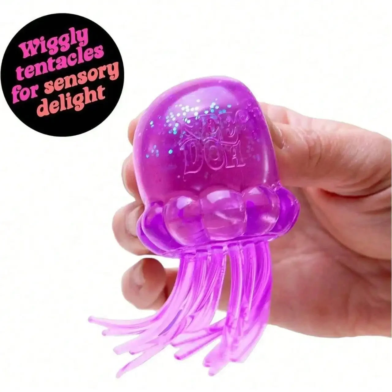 Jellyfish Squishy Sensory Squeeze Toy – Shiny Stress Relief Putty for Kids & Adults