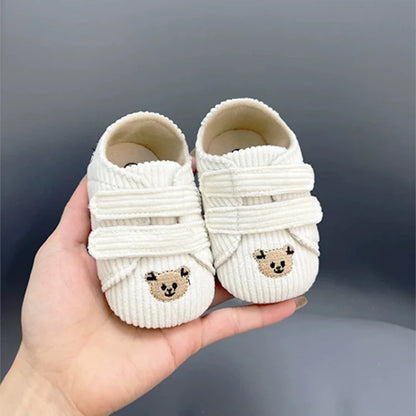 Baby Bear Sneakers Soft Sole First Walker Shoes for Boys & Girls 0-18M