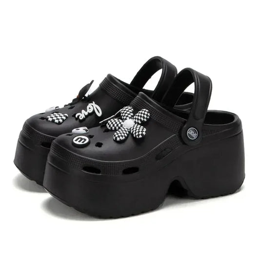 Women’s Chunky Platform Closed Toe Clog Sandals