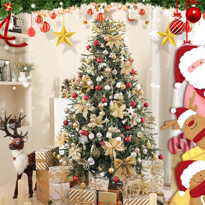 Christmas Ball Ornaments Set 24-36 Pcs – Tree Hanging Decorations