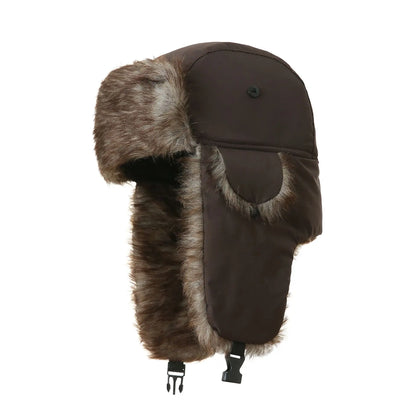 Winter Trapper Hat – Faux Fur Ushanka for Men & Women