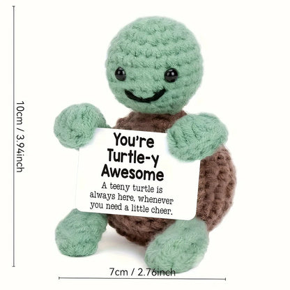 Crochet Pocket Hug Doll – Handmade Knitted Positive Energy Gift