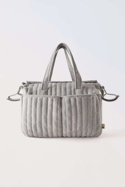Large Diaper Bag Tote Waterproof Quilted Nursing Changing Bag