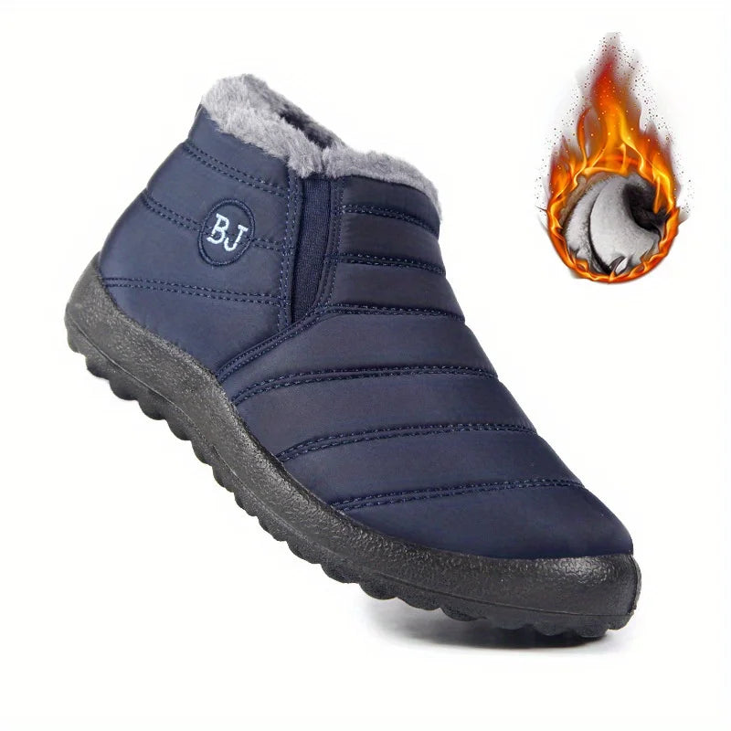 Women's Waterproof Snow Boots – Warm Fur-Lined, Non-Slip