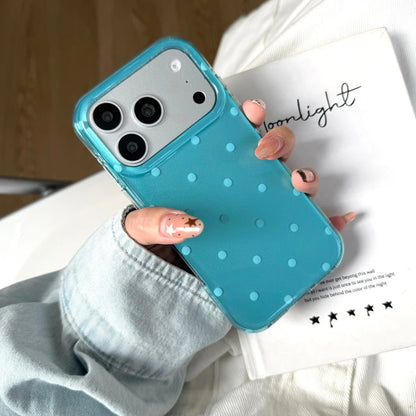 Minimalist Summer Blue Full Screen iPhone Case