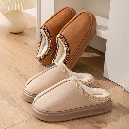 Women's Fuzzy Fur Slippers – Plush Indoor Slides & Flats