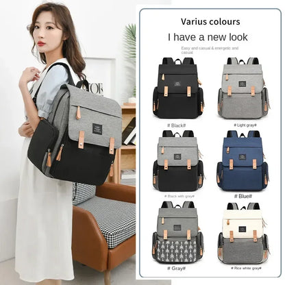 Waterproof Diaper Backpack with Changing Mat for Moms