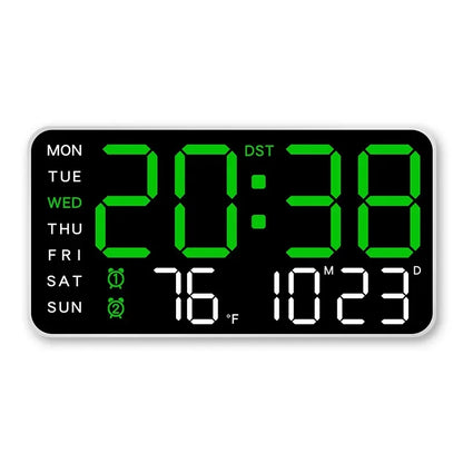 LED Digital Alarm Clock with Temperature Display & Remote Control