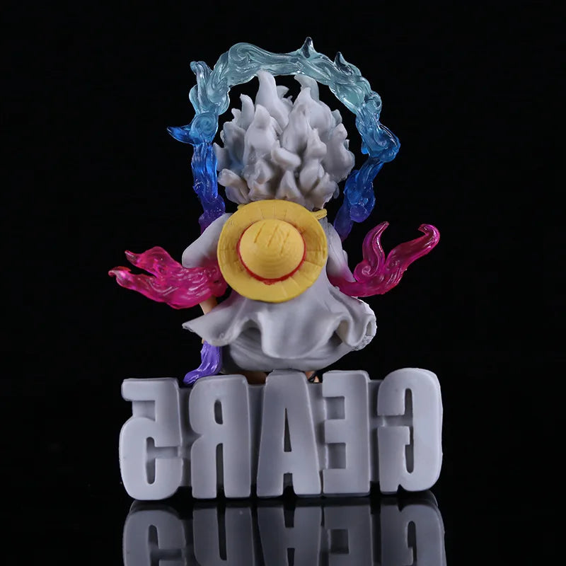 9CM One Piece Luffy Gear 5 Nika PVC Action Figure