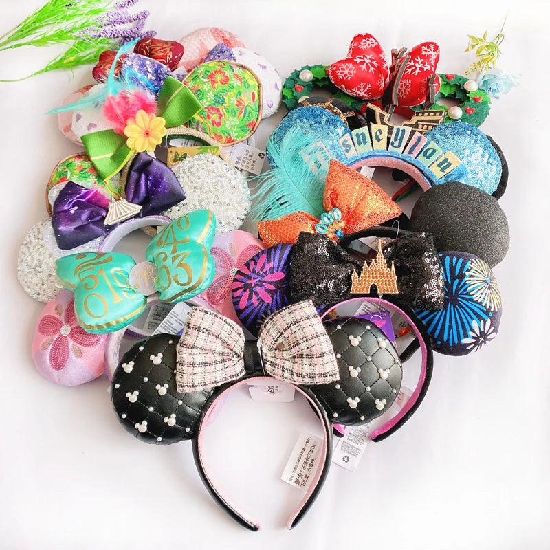 Disney Mickey Ears Headband – Sequin Minnie Cosplay Hairband