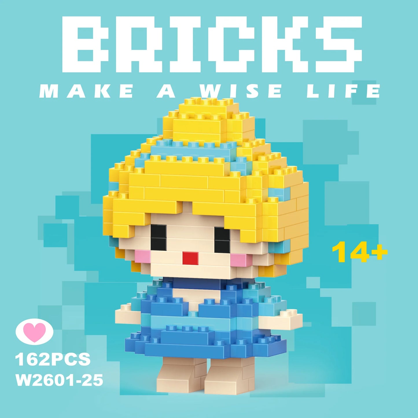 Disney Character Mini Building Blocks Set – Micro Bricks Figures 135–214 PCS