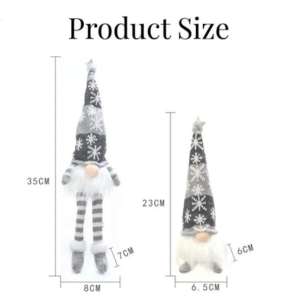 Light-Up Christmas Gnome Doll – Long-Leg Faceless Plush Holiday Decoration