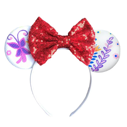 Disney Mouse Ear Headband Sequin Bow for Girls Adults Halloween Party