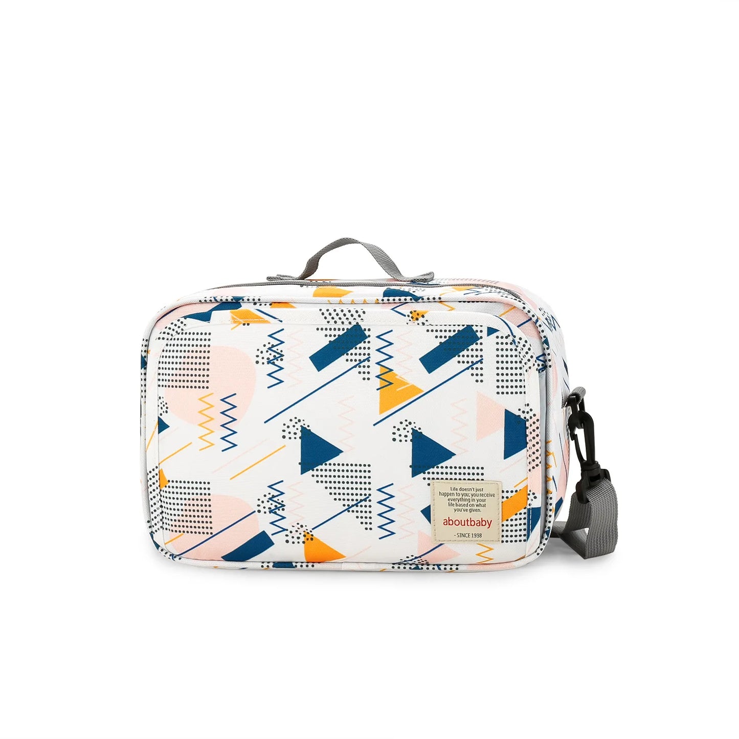 Waterproof Baby Diaper Bag – Printed Wet Dry Reusable Maternity Bag