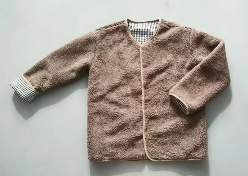 Reversible Kids Sherpa Fleece Jacket