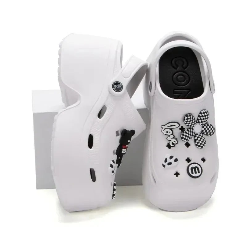 Women’s Chunky Platform Closed Toe Clog Sandals