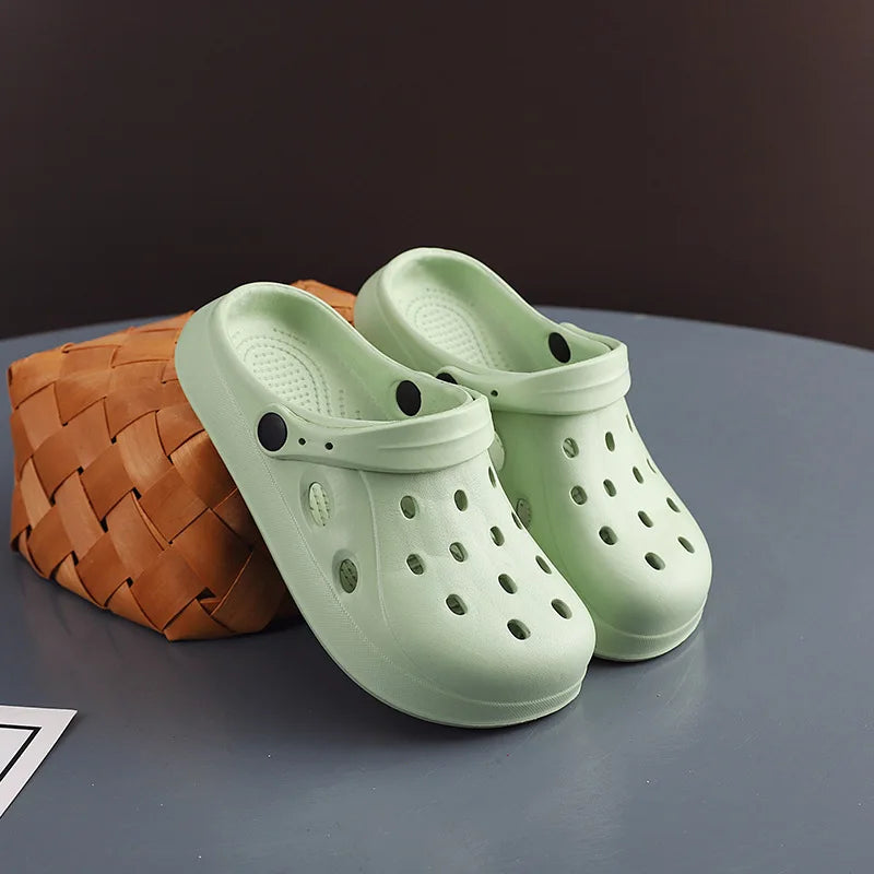 Unisex Wide Toe Non Slip Garden Clog Sandals