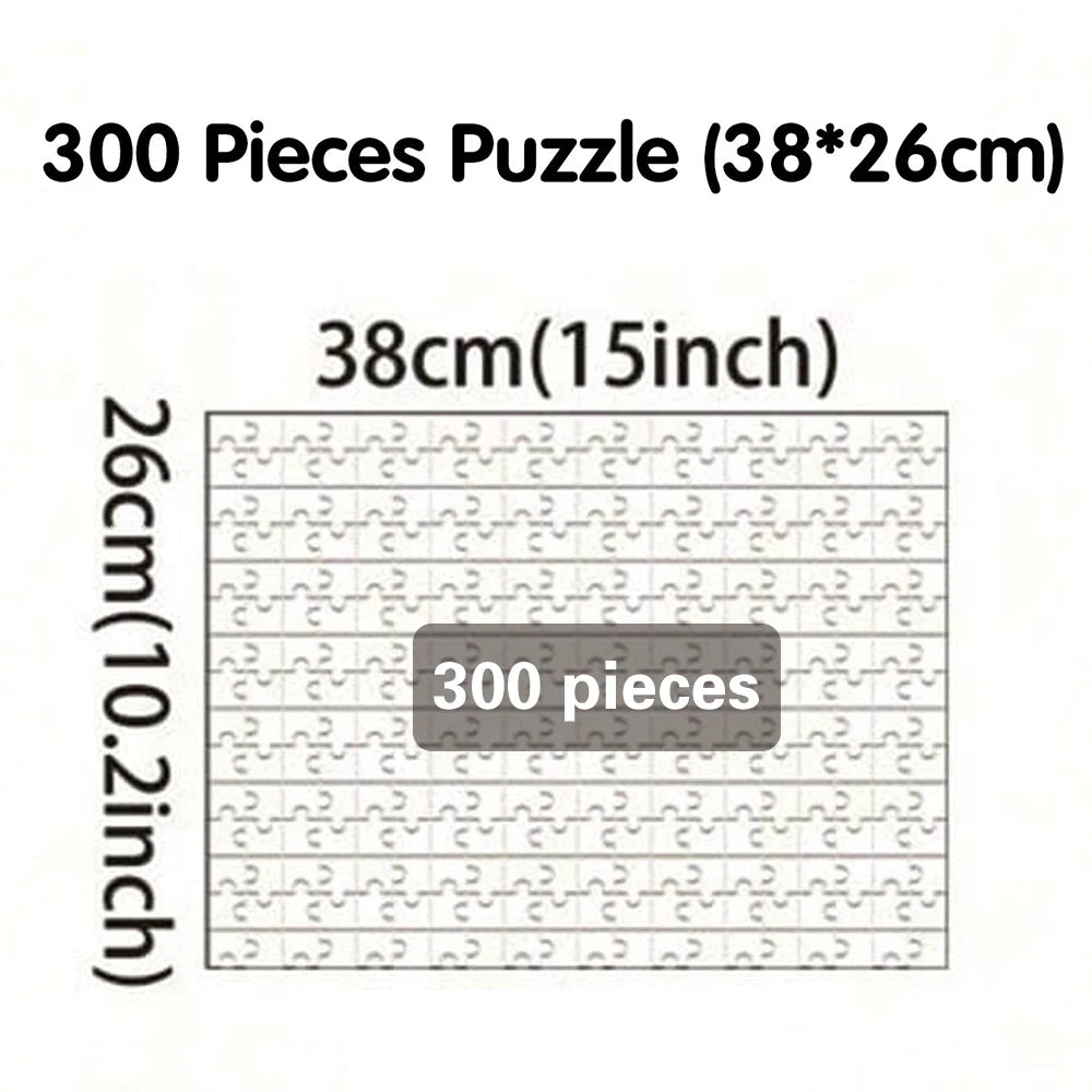 Custom Photo Puzzle – Personalized Cardboard Jigsaw, 35 to 1000 Pieces