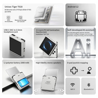 Anbernic RG Rotate Android Retro Handheld Gaming Console
