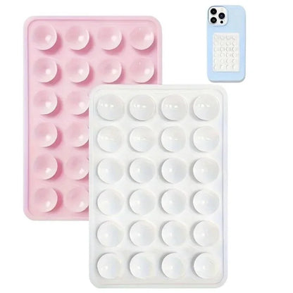 Silicone Suction Cup Phone Holder Pad Anti-Slip Wall & Desk Mount