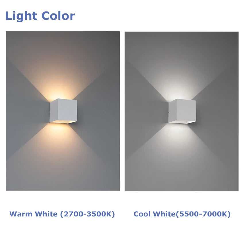 LED Outdoor Wall Light – Waterproof Aluminum Up Down Sconce