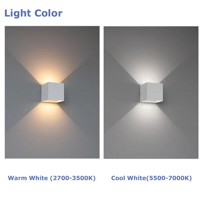 LED Outdoor Wall Light – Waterproof Aluminum Up Down Sconce