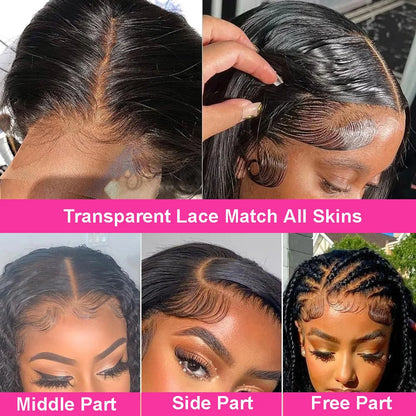 Deep Wave Curly Bob Wig Human Hair Lace Front 13x4 & 4x4