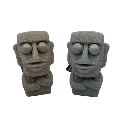 Moai Stress Relief Squeeze Toy – Pop-Eye Easter Island Statue Fidget