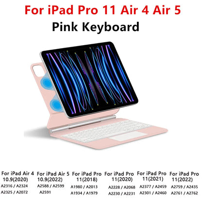 iPad Magic Keyboard Case with Touchpad – Backlit, Fits Pro, Air, 10th Gen & More