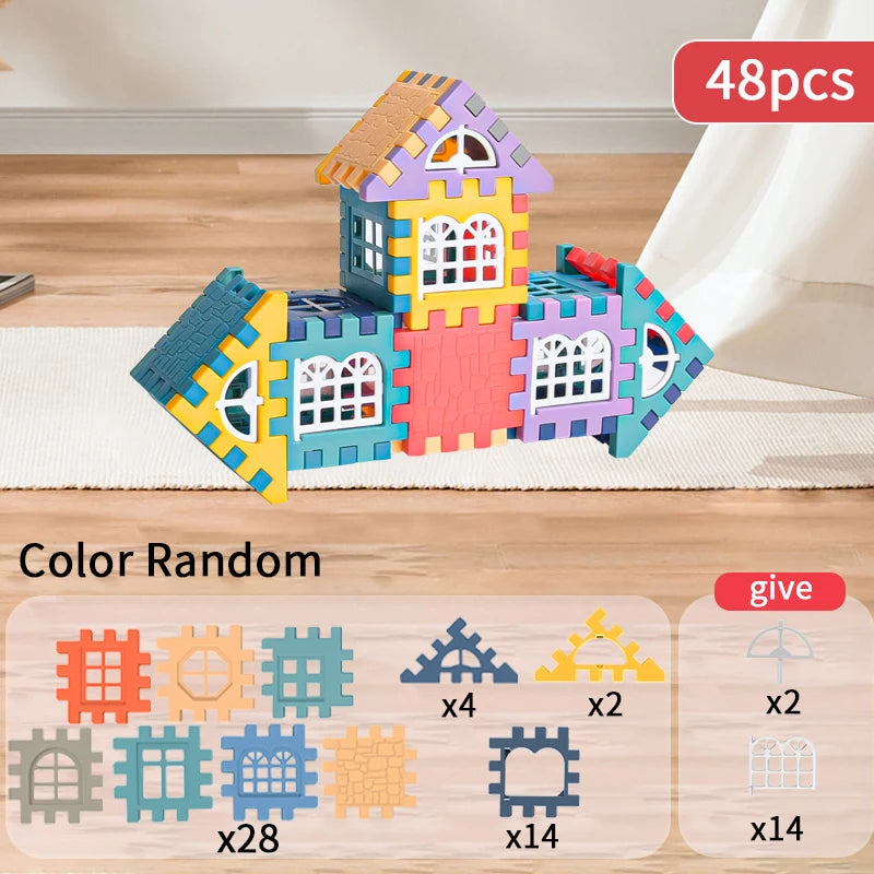 House Building Block Set – Large Scale Simulation Window Design