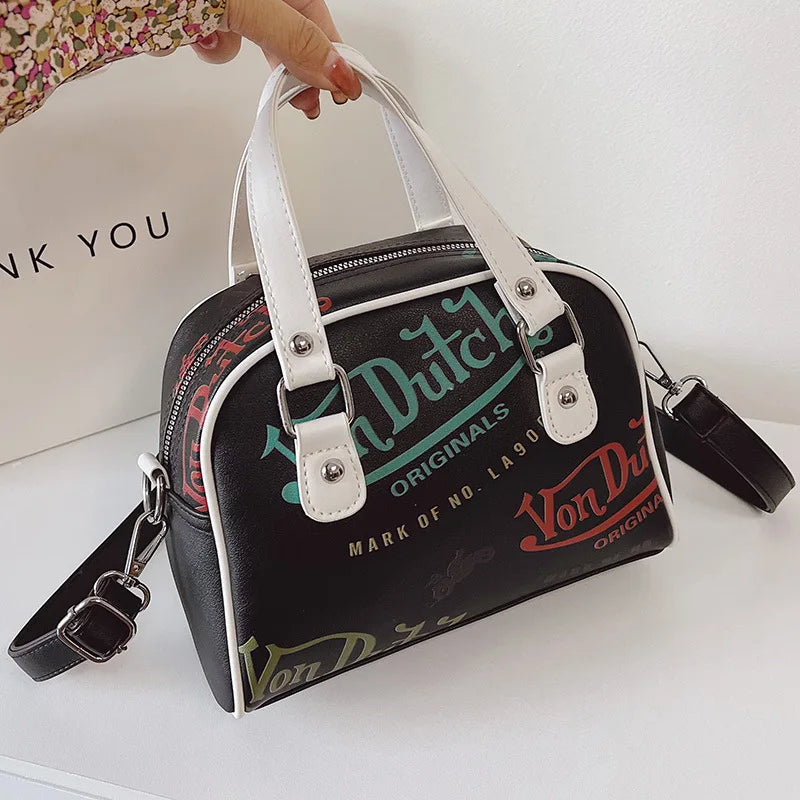 Women's Large Capacity Retro Crossbody Shoulder Bag