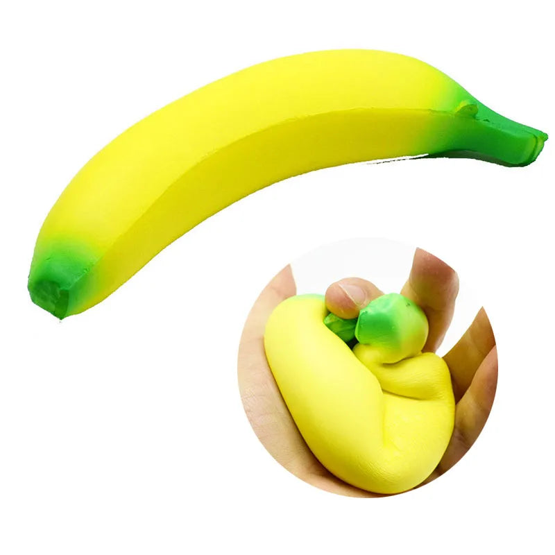 Squishy Banana Slow Rising Stress Relief Squeeze Toy