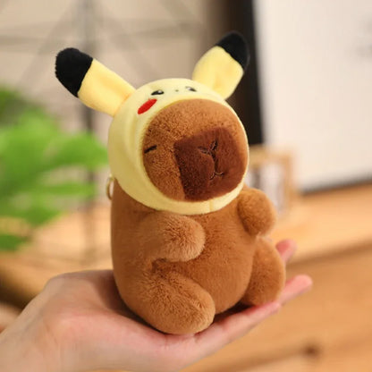 Capybara Cosplay Plush Keychain – 24 Cute Styles
