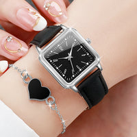 2PCS Silver Black