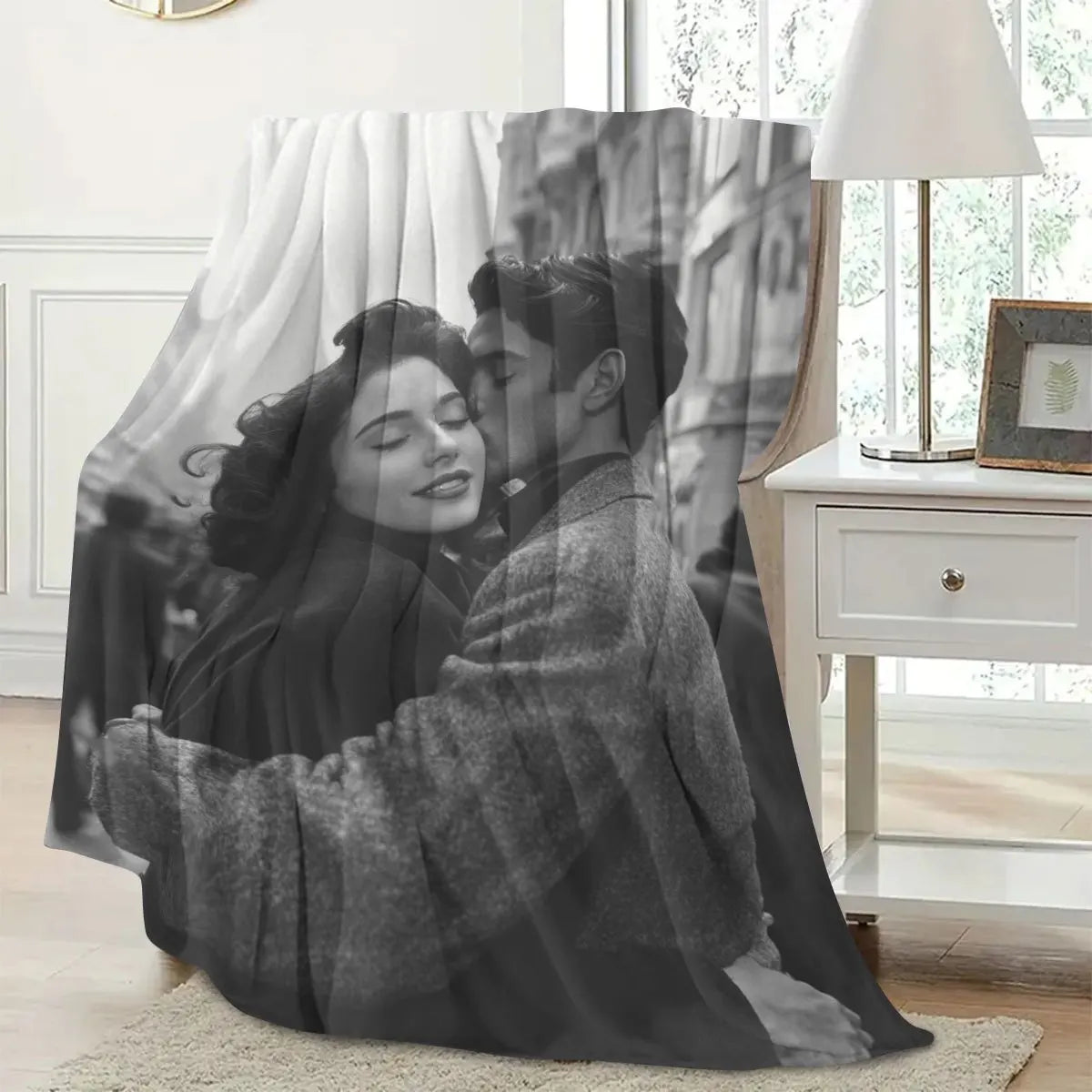 Custom Photo Blanket – Personalized Flannel Throw