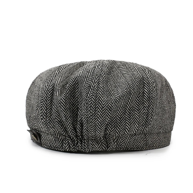 Newsboy Cap – Unisex Retro Cotton Beret for Travel & Casual Wear