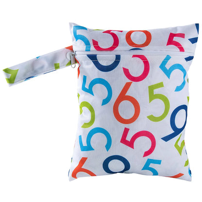 Waterproof Wet Dry Diaper Bag 20x25cm PUL Zipper Pouch
