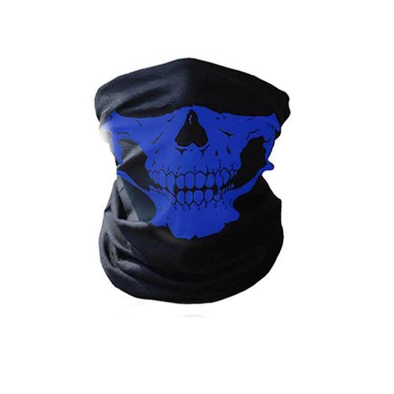 Skull Face Mask Halloween Skeleton Neck Gaiter Costume