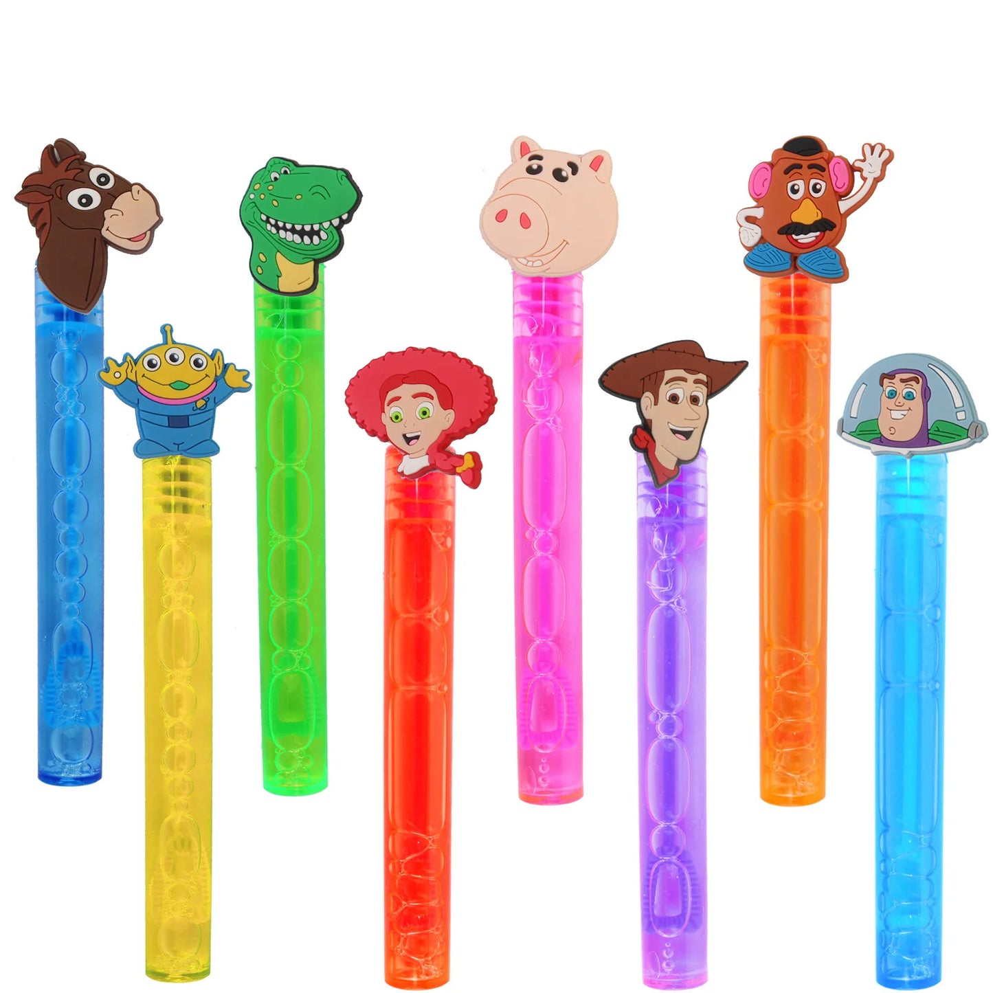 Toy Story Bubble Wands Set – 8pcs Character Bubble Sticks for Kids